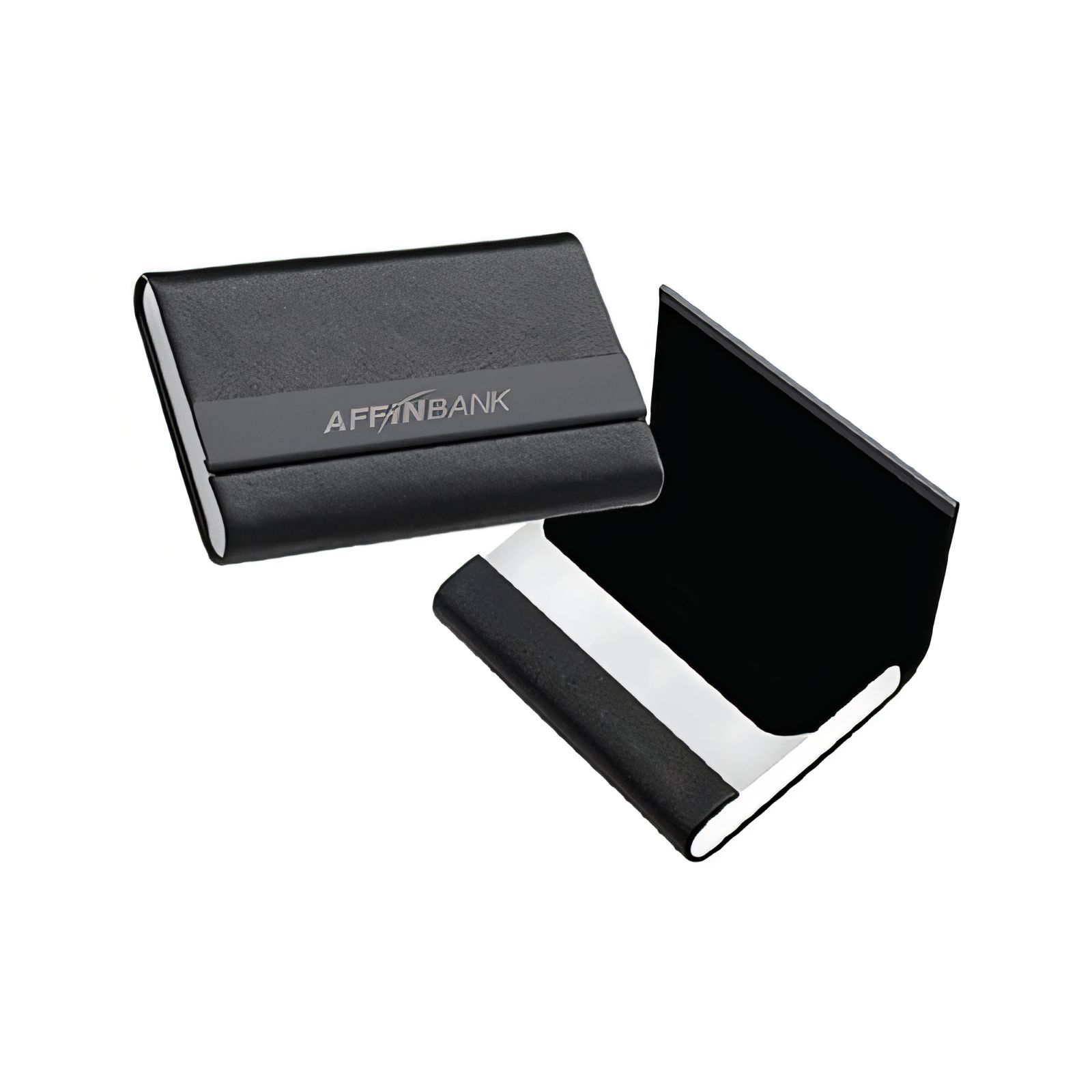 NC-01 PU Name Card Holder with Stainless Steel 001