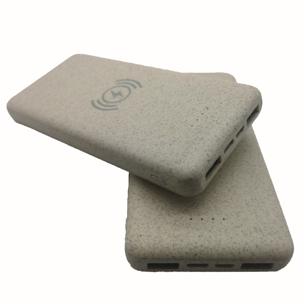 PB-16 Wheat Straw Powerbank 10000mAh with Wireless Fast Charging 5V/2A/22.5W