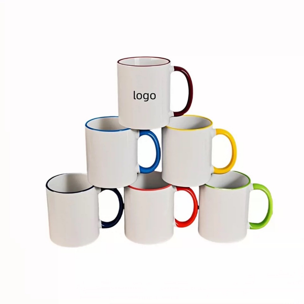 DW-46 White Ceramic Mug With Coating 400ml